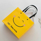 Van het de Glimlachgezicht van ISO Schokbestendige het Document van Kraftpapier het Document van de Zakken Gele Vierkante Bodem Zak