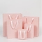 Witte Zwarte Roze Kosmetische het Document van de voedselsnack Zakken met Handvatten