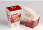 Fried Chicken Food Container Paper-Vakje 10.6*9.7*6.5cm Document haalt Containers weg